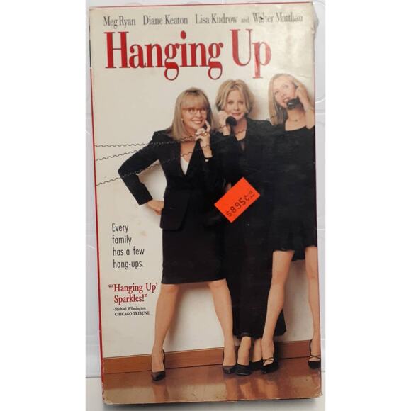 Hanging Up VHS Meg Ryan Diane Keaton Lisa Kudrow Walter Matthau Comedy Vintage - Picture 2 of 3